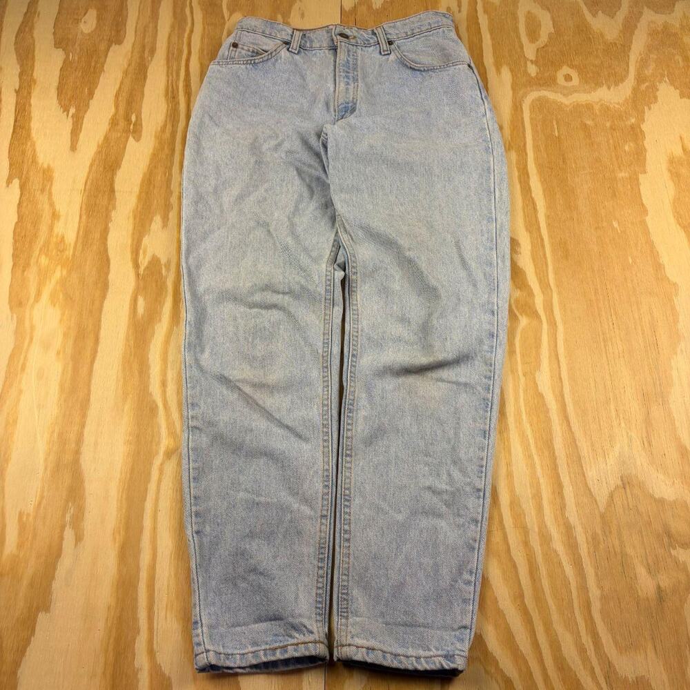 Vintage 90s Levi’s 950 Orange Tab Relaxed Fit Jeans – Light Wash Blue – Size 9 M